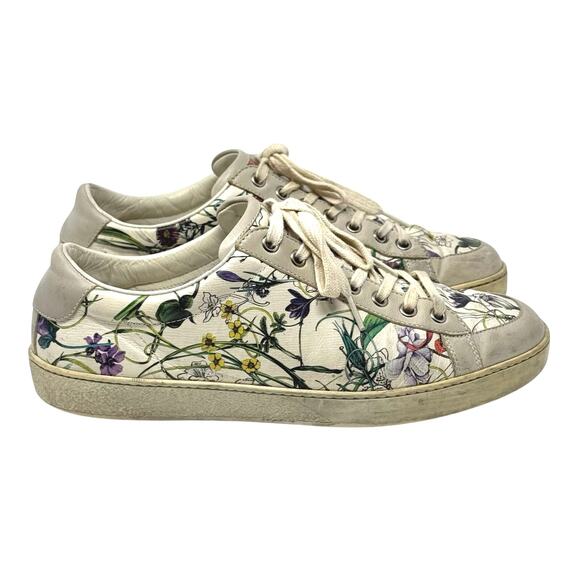 Gucci Flora Print Sneakers - Picture 1 of 16